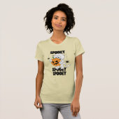 Bella+Canvas T-shirt voor dames met dunne vulling (Voorkant volledig)