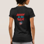 Bella+Canvas T-shirt voor dames met dunne vulling (Achterkant)