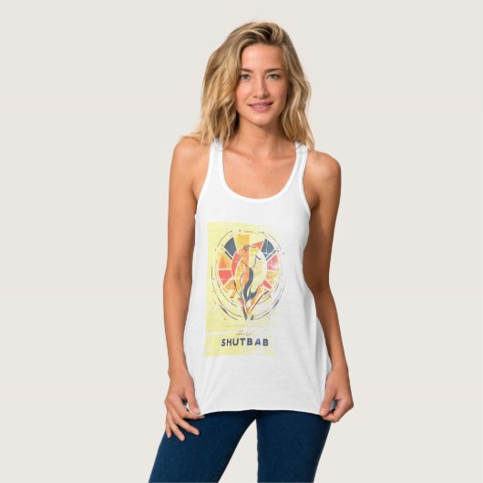 Bella+Canvas Tanktop met racerback (Volledige Voorkant)