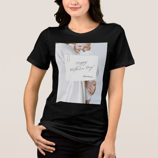 Bella Canvas Tri-Blend Fijne Moederdag T-shirt (Voorkant)