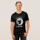 Bella+Canvas Tri-blend Halloween Boogie Night Shirt (Voorkant volledig)