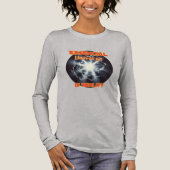 Bella+Canvas Tri-blend lange mouw shirt, effen zwa Shirt (Voorkant)