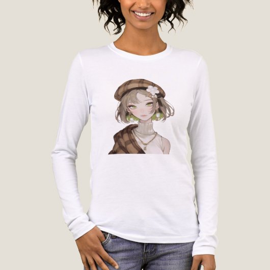 Bella+Canvas Tri-blend Long Sleeve Shirt (Voorkant volledig)