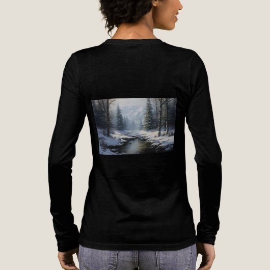 Bella+Canvas Tri-blend Long Sleeve Shirt (Achterkant)