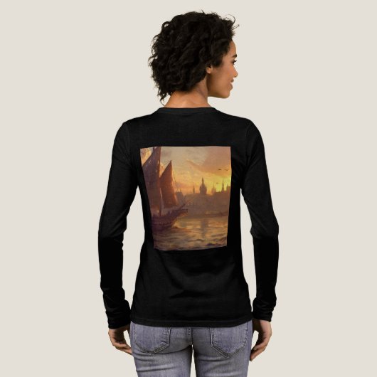 Bella+Canvas Tri-blend Long Sleeve Shirt (Achterkant)