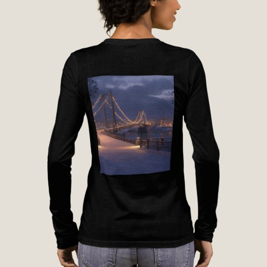 Bella+Canvas Tri-blend Long Sleeve Shirt (Achterkant)