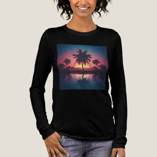 Bella+Canvas Tri-blend Long Sleeve Shirt (Voorkant)