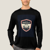 Bella+Canvas Tri-blend Race Car Shirt met lange mo (Voorkant volledig)