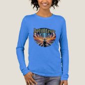 Bella+Canvas Tri-blend Shirt met lange mouwen, (Voorkant)