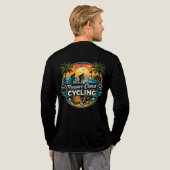 Bella+Canvas Tri-blend shirt met lange mouwen (Achterkant)