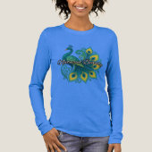 Bella+Canvas Tri-blend Shirt met lange mouwen, Sol (Voorkant)