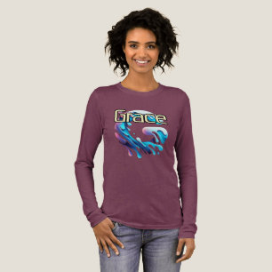 Bella+Canvas Tri-blend Shirt met lange mouwen, Sol