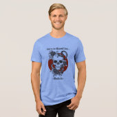 Bella+Canvas Tri-blend T-shirt (Voorkant volledig)