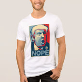 Bella+Canvas Tri-blend T-shirt - NOPE - Wit (Voorkant)