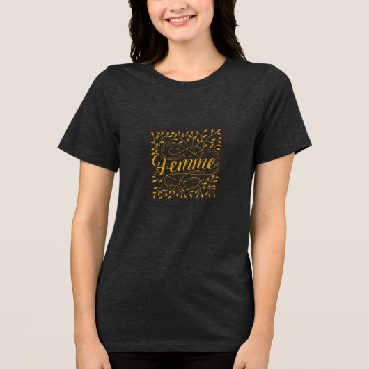 Bella+Canvas Tri-blend T-shirt & Top (Voorkant)