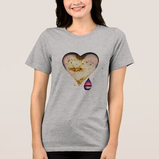Bella+Canvas Tri-blend T-shirt voor dames (Voorkant)