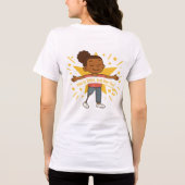 Bella+Canvas Tri-blend T-shirt voor dames (Achterkant)