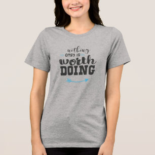 Bella+Canvas Tri-blend T-shirt voor dames