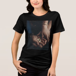 Bella+Canvas Tri-blend T-shirt voor dames – Heart-