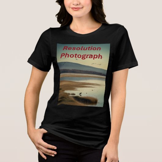 Bella+Canvas Tri-Blend T-shirt voor dames - "Lac C (Voorkant)