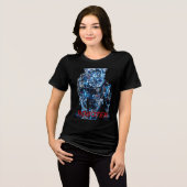 Bella+Canvas Tri-Blend T-shirt voor dames – Transp (Voorkant volledig)