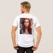 Bella+Canvas Tri-blend T-shirt, Wit, Volwassen L Shirt (Achterkant volledig)