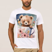 Bella+Canvas Tri-blend T-shirt, Wit, Volwassen L T-shirt (Voorkant)