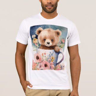 Bella+Canvas Tri-blend T-shirt, Wit, Volwassen L T-shirt