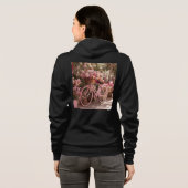 Bella+Canvas volledig geritselde hoodie (Achterkant volledig)