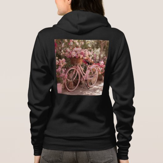 Bella+Canvas volledig geritselde hoodie (Achterkant)