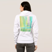 Bella+Canvas volledig geruite hoodie (Achterkant volledig)