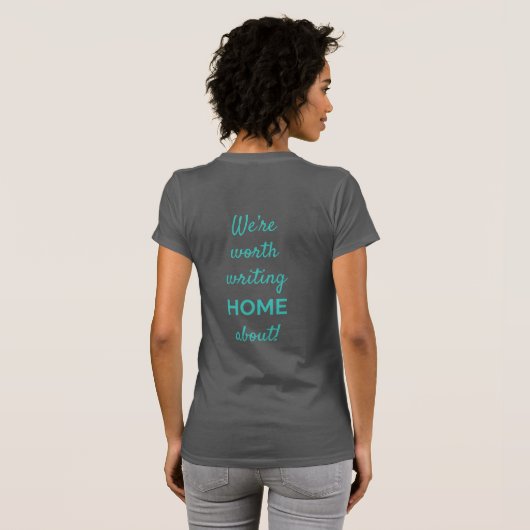 Bella Canvas, voor dames (met label) T-shirt (Achterkant volledig)