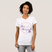 Bella Canvas Vrouw Slim Fit T-shirt - Auteur Logo (Voorkant volledig)