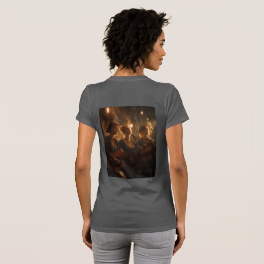 Bella+Canvas Women Slim Fit Tee T-shirt (Achterkant volledig)