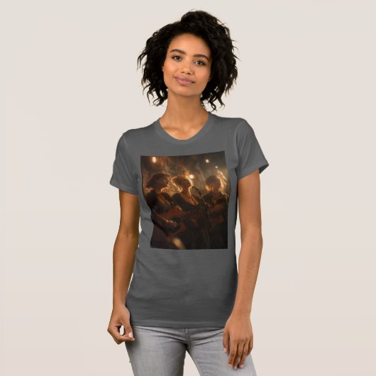 Bella+Canvas Women Slim Fit Tee T-shirt (Voorkant volledig)