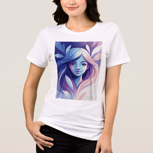 Bella+Canvas Women's Tri-blend T-Shirt (Voorkant)