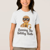 Bella+Canvas Youth Tri‑Blend T‑Shirt – Gingerbread Tri-Blend Shirt (Voorkant)