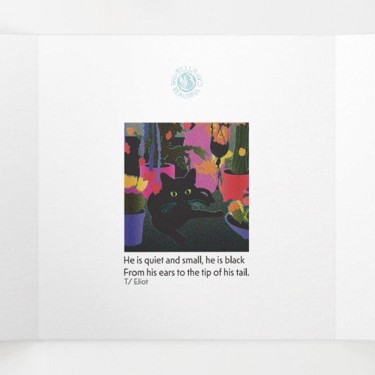 Bella Cat 4-6 Trivoudig Kaart (Binnenkant midden)