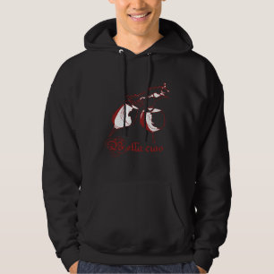 Bella Ciao Ciao Wijn en Champagneglazen Naar Hoodie
