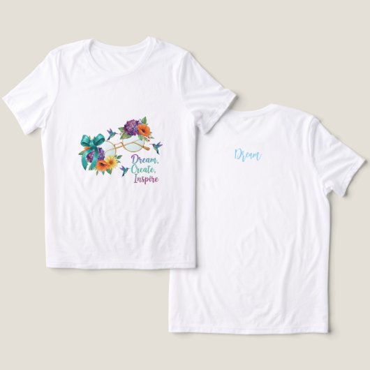 Bella Dames Tri-Blend T-Shirt (Ontwerp Voorkant & Achterkant)