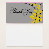 Bella Dank u Gift Label Speciale Bedankt Visitekaartje (Voorkant /achterkant)