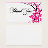 Bella Dank u Gift Label Speciale Bedankt Visitekaartjes (Voorkant /achterkant)