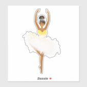 Bella de Ballerina Sticker (Vel)