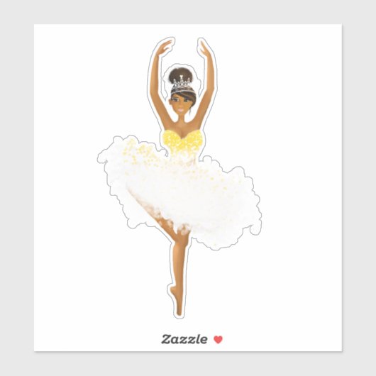 Bella de Ballerina Sticker (Vel)