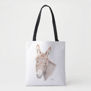 Bella Donkey Canvas tas