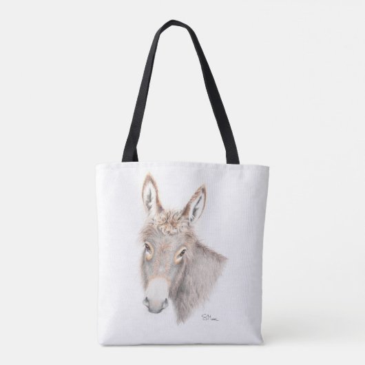 Bella Donkey Canvas tas (Achterkant)