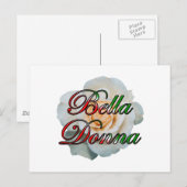 Bella Donna (mooie dame) Briefkaart (Voorkant / Achterkant)