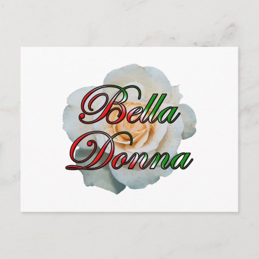 Bella Donna (mooie dame) Briefkaart (Voorkant)