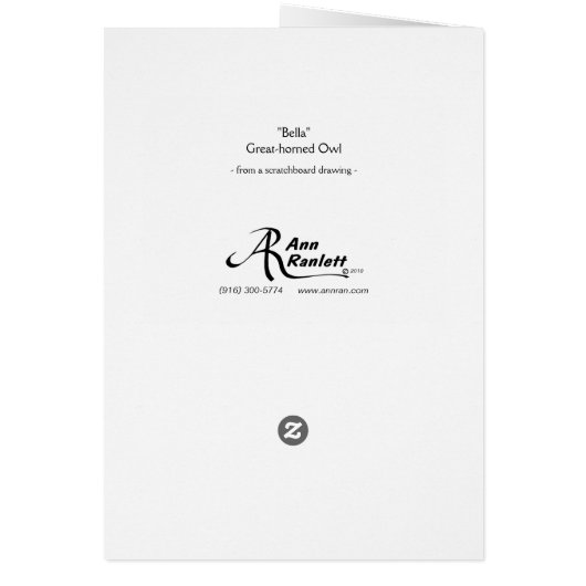 "Bella" - Eeuwen met grote hoorn (Achterkant)