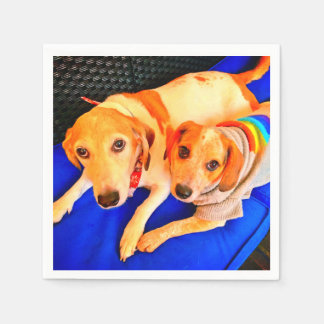 Bella en Luna servetten door Tamara Diaz Art